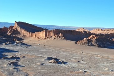 W Valle de la Luna testowano łaziki marsjańskie. Auta na zdjęciu wyglądają bardzo podobnie.