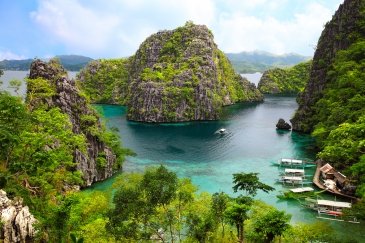 Filipiny- krajobraz Coron,Busuanga Island, Prowincja Palawan