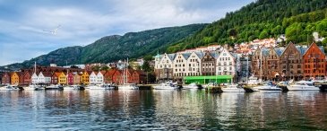 Bryggen Wharf in Bergen