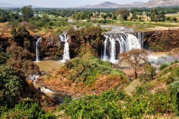 Blue Nile Waterfall near Bahir Dar in Ethi