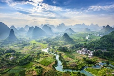 The Li River in Gullin