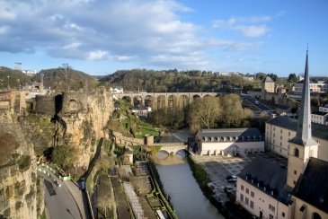 Luxembourg's Bock cliff