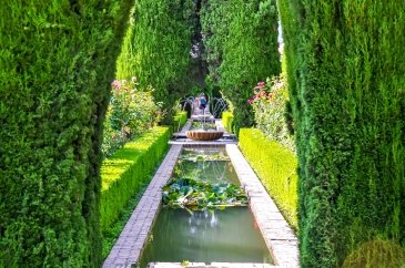 The Alhambra and Genaralife Gardens