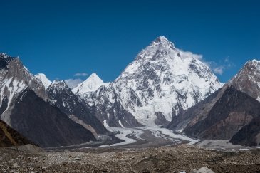 Rakaposhi peak i K2 łańcuch Karakoram