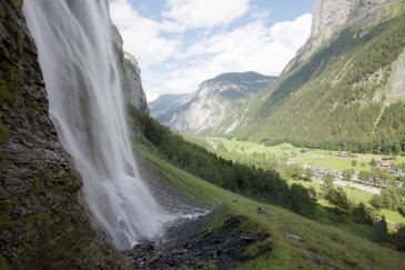 Wodospad murrenbach (staubbach) Lauterbrunnental