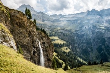 Wodospad murrenbach (staubbach) Lauterbrunnental
