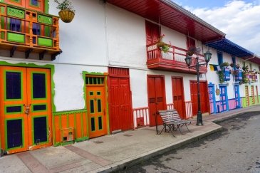 Zona Cafetera - Region kawy i miasta Salento kolumbia