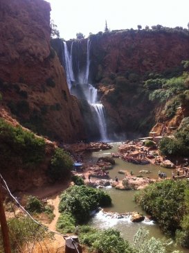 Wodospady Szallalat Uzud Maroko