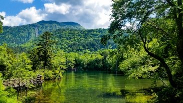 Akan National Park Akan Mashu jeziora Japonia