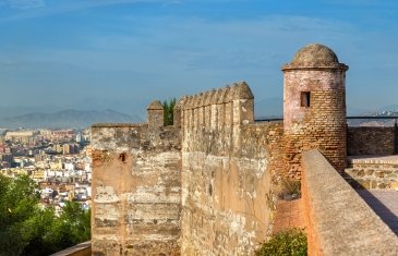 Gibralfalo Castle in Malaga