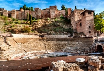 Rzymskie Theatre w Malaga