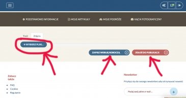 Dodajemy zdjęcie i publikujemy lub zapisujemy wersję roboczą